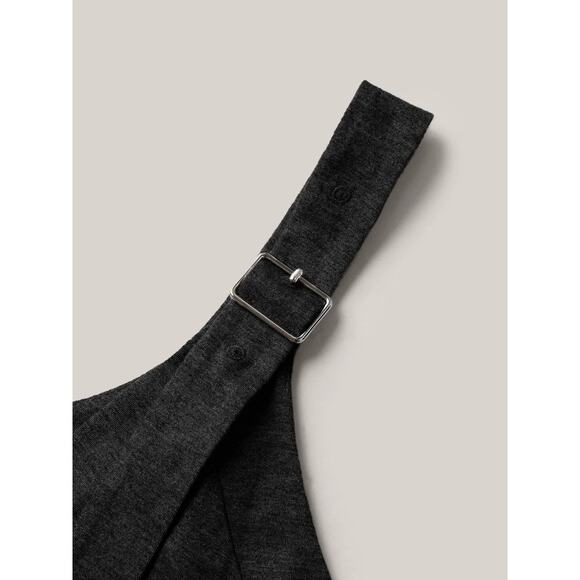 Plus Size 30 6x Adjustable Straps Pockets Stretchy BloomChic Soft Black Jumpsuit - Picture 6 of 6